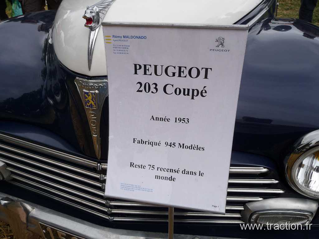 2010_Lipsheim (56).jpg - 26/09/2010 - 67640 LIPSHEIM29 me Bourse d'changePEUGEOT - 203 Coup - 1953Immatricul : 1568 VD 42